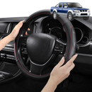 Steering Wheel Cover Pro Extra Layer for Nissan Navara Dual Cab 1997-2018 (DX/D22 STR) - Breathable & Anti-Slip - Circle 38 cm-1