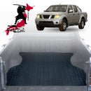 Black Samurai UTE Tub Mat Tray Liner for Nissan Navara Dual Cab 2005 - 2014 (D40 ST/STX)-1