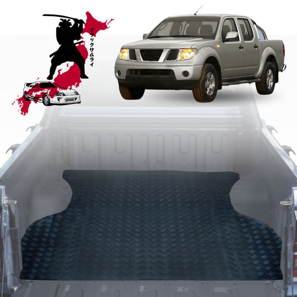 Black Samurai UTE Tub Mat Tray Liner for Nissan Navara Dual Cab 2005 - 2014 (D40 ST/STX)