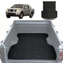 Honeycomb UTE Tub Mat Tray Liner for Nissan Navara Dual Cab 2005 - 2014 (D40 ST/STX) - Black & Grey-1
