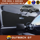 Front Windscreen Sun Shade for BMW 4 Series Gran Coupe 2014 - 2021 (F36) - Standard 150 x 85 cm - Black-1