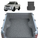 Honeycomb UTE Tub Mat Tray Liner for Nissan Navara Dual Cab 2015 - Current (NP300/D23 STX without rear cupholder) - Black & Grey-10