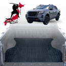 Black Samurai UTE Tub Mat Tray Liner for Nissan Navara Dual Cab 2022 - Current Pro-4X-1