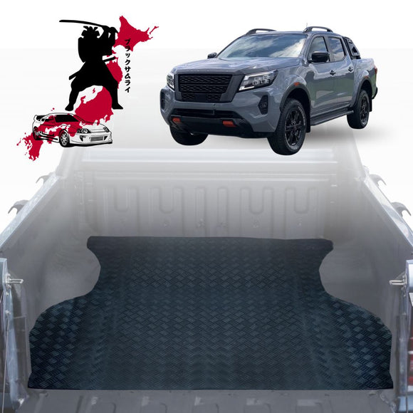 Black Samurai UTE Tub Mat Tray Liner for Nissan Navara Dual Cab 2022 - Current Pro-4X