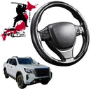 Black Samurai Segmented Steering Wheel Cover for Nissan Navara Dual Cab 2022 - Current Pro-4X-1