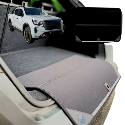 Rear Cargo Boot Bumper Protector for Nissan Navara Dual Cab 2022 - Current Pro-4X - Standard (72 x 55) - Black