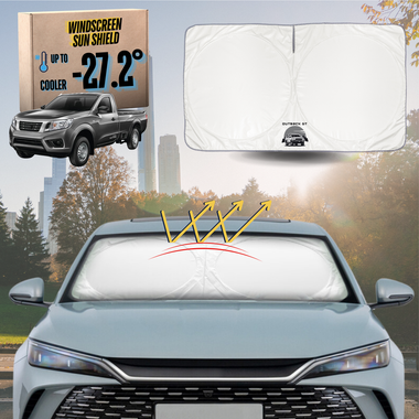 Front Windscreen Sun Shade for Nissan Navara Single Cab 2015 - Current (NP300/D23) - Standard 150 x 85 cm