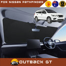 Front Windscreen Sun Shade for Nissan Pathfinder 2013 - 2021 (R52) - Standard 150 x 85 cm - Black-1