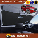 Front Windscreen Sun Shade for Nissan Pathfinder 2022 - Current 7 seater (R53) - Standard 150 x 85 cm - Black-1