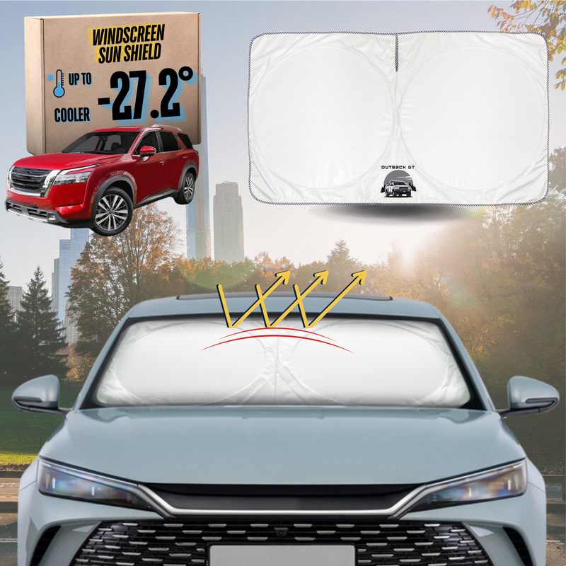 Front Windscreen Sun Shade for Nissan Pathfinder 2022 - Current 7 seater (R53) - Standard 150 x 85 cm