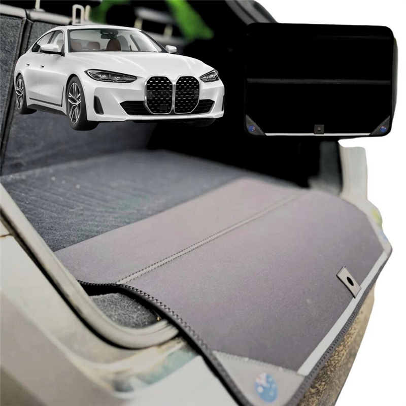 Rear Cargo Boot Bumper Protector for BMW 4 Series Gran Coupe 2021 - Current (G26) - Standard (72 x 55) - Black