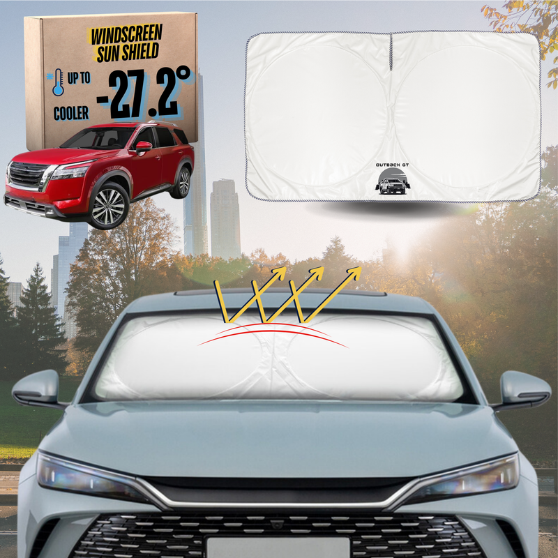 Front Windscreen Sun Shade for Nissan Pathfinder 2022 - Current 8 seater (R53) - Standard 150 x 85 cm