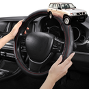 Steering Wheel Cover Pro Extra Layer for Nissan Patrol Y61 1997-2016 SUV (Y61/GU) - Breathable & Anti-Slip - Circle 38 cm-1