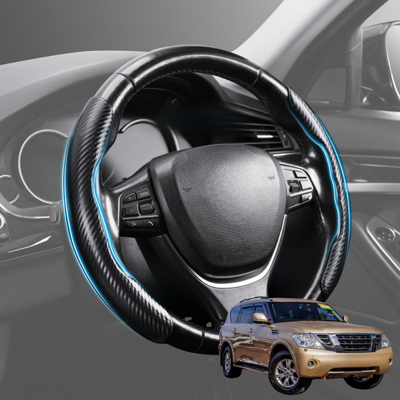Segmented Steering Wheel Cover for Nissan Patrol Y62 2013 - Current (Y62) - Universal Size