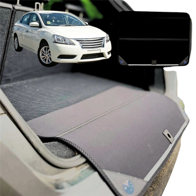 Rear Cargo Boot Bumper Protector for Nissan Pulsar 2013 - 2017 C12, B17 - Standard (72 x 55) - Black