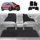 6D Diamond Car Floor Mats for Nissan QASHQAI 2014 - 2021 (J11) - Custom-Fit Carpet Liner-1