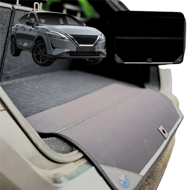 Rear Cargo Boot Bumper Protector for Nissan QASHQAI 2022 - Current (J12) - XL (98 x 55) - Black