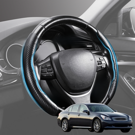 Segmented Steering Wheel Cover for Nissan Skyline 2006 - 2014 (V36) - Universal Size