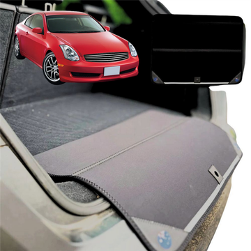 Rear Cargo Boot Bumper Protector for Nissan Skyline Coupe 2001 - 2009 (V35) - Standard (72 x 55) - Black