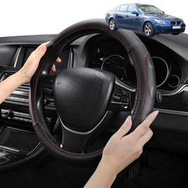 Steering Wheel Cover Pro Extra Layer for BMW 5 Series 2003-2010 (E60 E61) - Breathable & Anti-Slip - Circle 38 cm