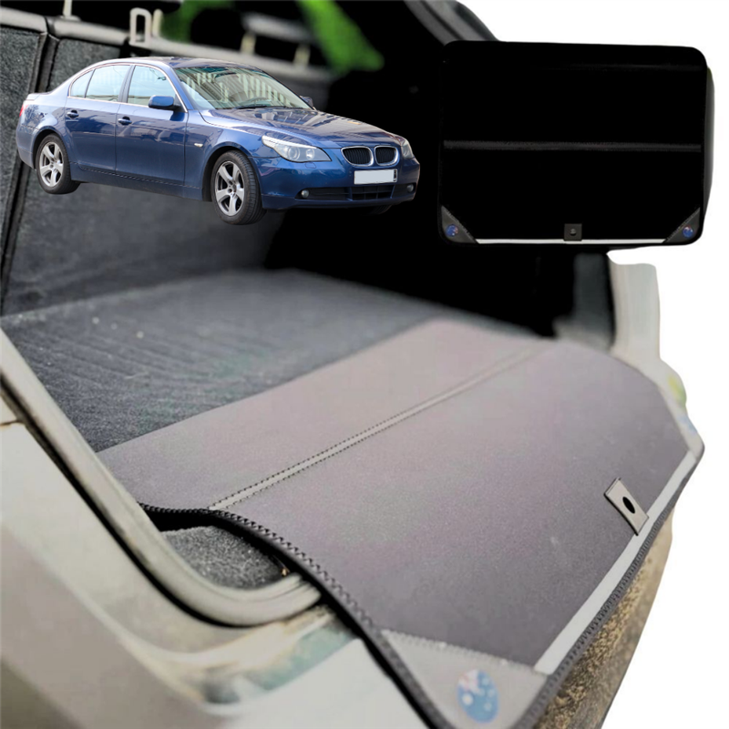 Rear Cargo Boot Bumper Protector for BMW 5 Series 2003 - 2010 (E60 E61) - Standard (72 x 55) - Black