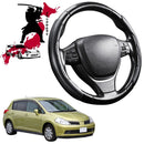 Black Samurai Segmented Steering Wheel Cover for Nissan Tiida 2006 - 2013 C11-1