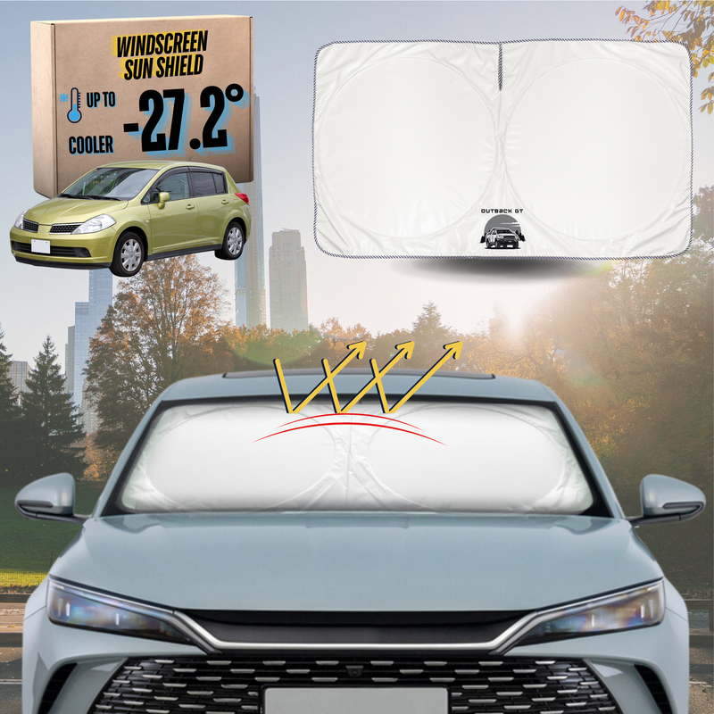 Front Windscreen Sun Shade for Nissan Tiida 2006 - 2013 C11 - Standard 150 x 85 cm