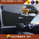 Front Windscreen Sun Shade for Nissan X-TRAIL 2001 - 2007 (T30) - Standard 150 x 85 cm - Black-1