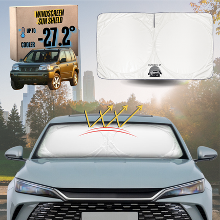 Front Windscreen Sun Shade for Nissan X-TRAIL 2001 - 2007 (T30) - Standard 150 x 85 cm