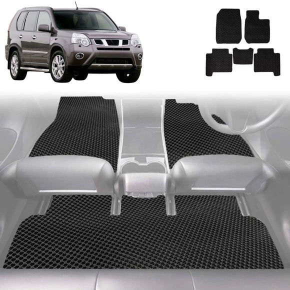 6D Diamond Car Floor Mats for Nissan X-TRAIL 2007 - 2014 (T31) - Custom-Fit Carpet Liner