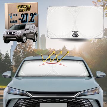 Front Windscreen Sun Shade for Nissan X-TRAIL 2007 - 2014 (T31) - Standard 150 x 85 cm