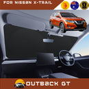 Front Windscreen Sun Shade for Nissan X-TRAIL 2014 - 2022 (T32) - Standard 150 x 85 cm - Black-1