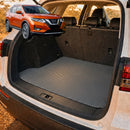 6D Diamond Car Boot Cargo Mat for Nissan X-TRAIL 2014 - 2022 (T32) - Heavy Duty Carpet Liner - All-Weather Resistance - Easy to use - Odorless Material - Black & Grey-14