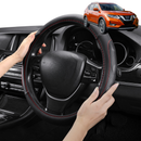 Steering Wheel Cover Pro Extra Layer for Nissan X-Trail 2014-2022 (T32) - Breathable & Anti-Slip - Circle 38 cm-1