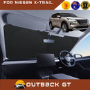 Front Windscreen Sun Shade for Nissan X-TRAIL 2022 - Current (T33) - Standard 150 x 85 cm - Black-1
