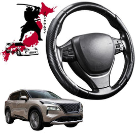 Black Samurai Segmented Steering Wheel Cover for Nissan X-TRAIL 2022 - Current (T33)