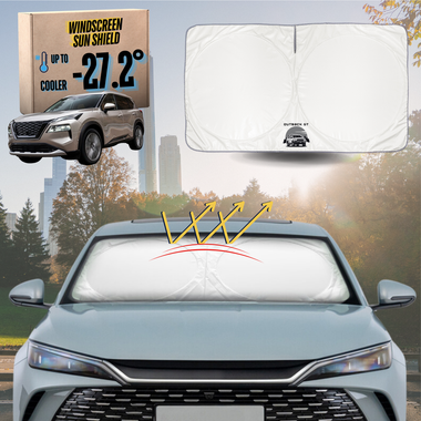 Front Windscreen Sun Shade for Nissan X-TRAIL 2022 - Current (T33) - Standard 150 x 85 cm