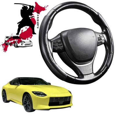 Black Samurai Segmented Steering Wheel Cover for Nissan Z 2022 - Current Coupe, Nismo