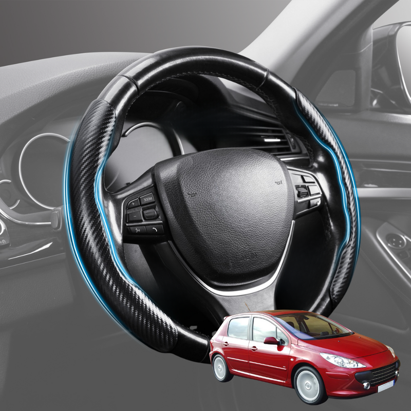 Segmented Steering Wheel Cover for Peugeot 307 2001 - 2008 Hatch - Universal Size
