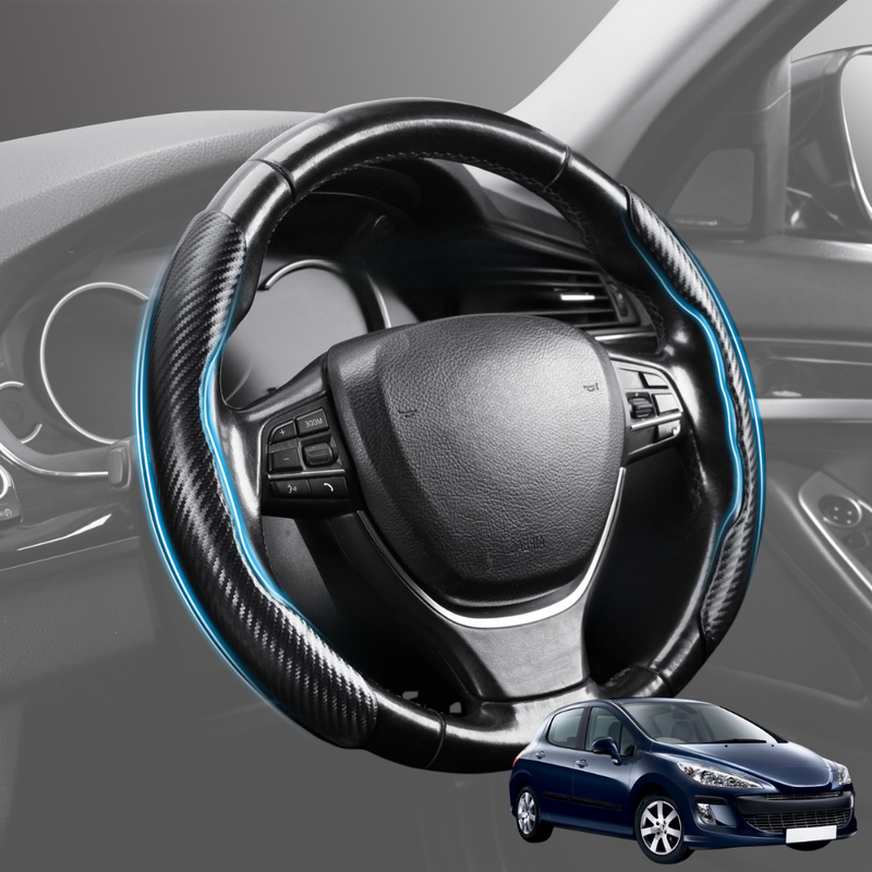 Segmented Steering Wheel Cover for Peugeot 308 2007 - 2013 CC Cabriolet (T7) - Universal Size