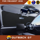 Front Windscreen Sun Shade for Peugeot 308 2007 - 2013 Hatch (T7) - Standard 150 x 85 cm - Black-1