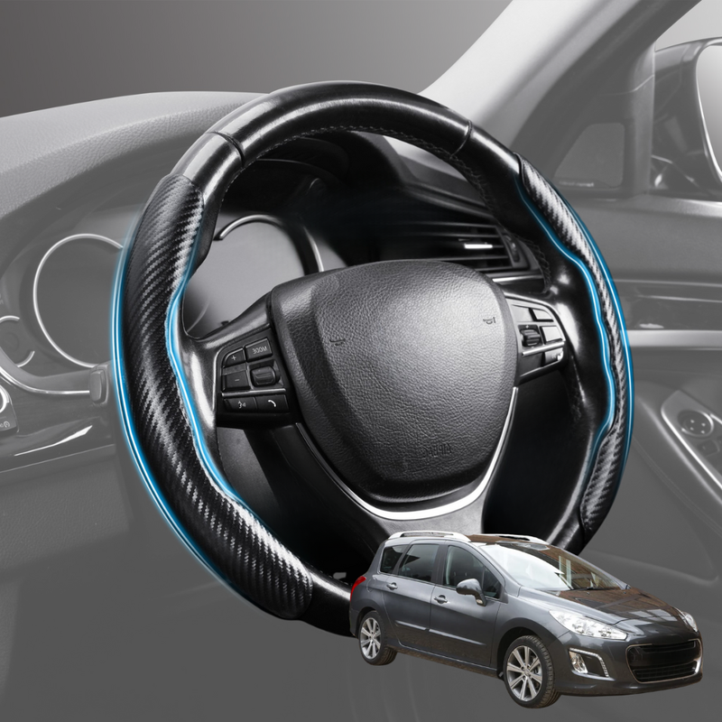 Segmented Steering Wheel Cover for Peugeot 308 2007 - 2013 Wagon (T7) - Universal Size