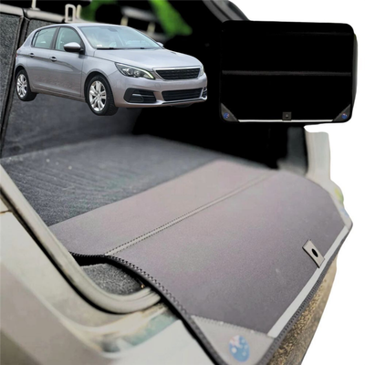 Rear Cargo Boot Bumper Protector for Peugeot 308 2014 - 2021 Hatch (T9) - Standard (72 x 55) - Black