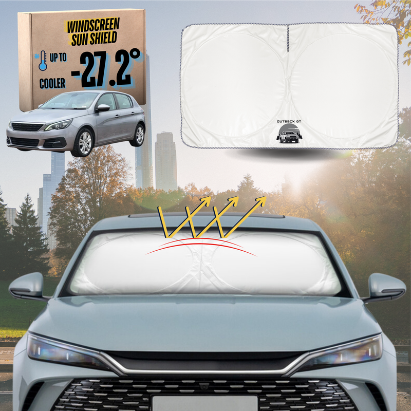 Front Windscreen Sun Shade for Peugeot 308 2014 - 2021 Hatch (T9) - Standard 150 x 85 cm