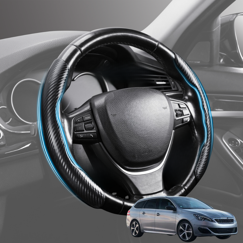 Segmented Steering Wheel Cover for Peugeot 308 2014 - 2021 Wagon (T9) - Universal Size