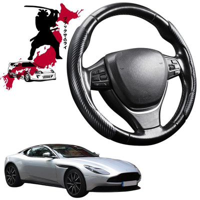 Black Samurai Segmented Steering Wheel Cover for Aston Martin DB11 2016 - Current (V8)