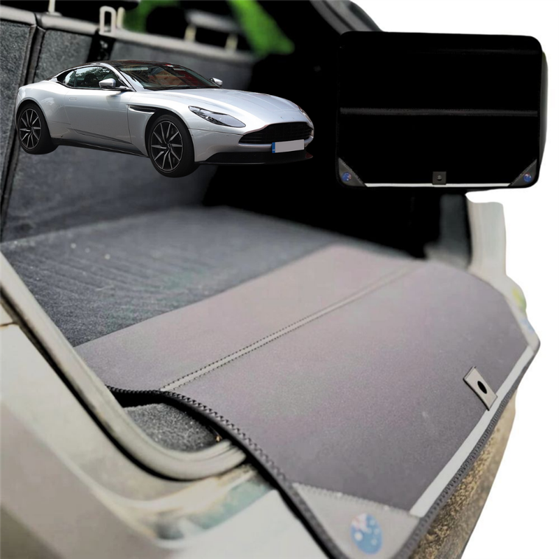 Rear Cargo Boot Bumper Protector for Aston Martin DB11 2016 - Current (V8) - Standard (72 x 55) - Black