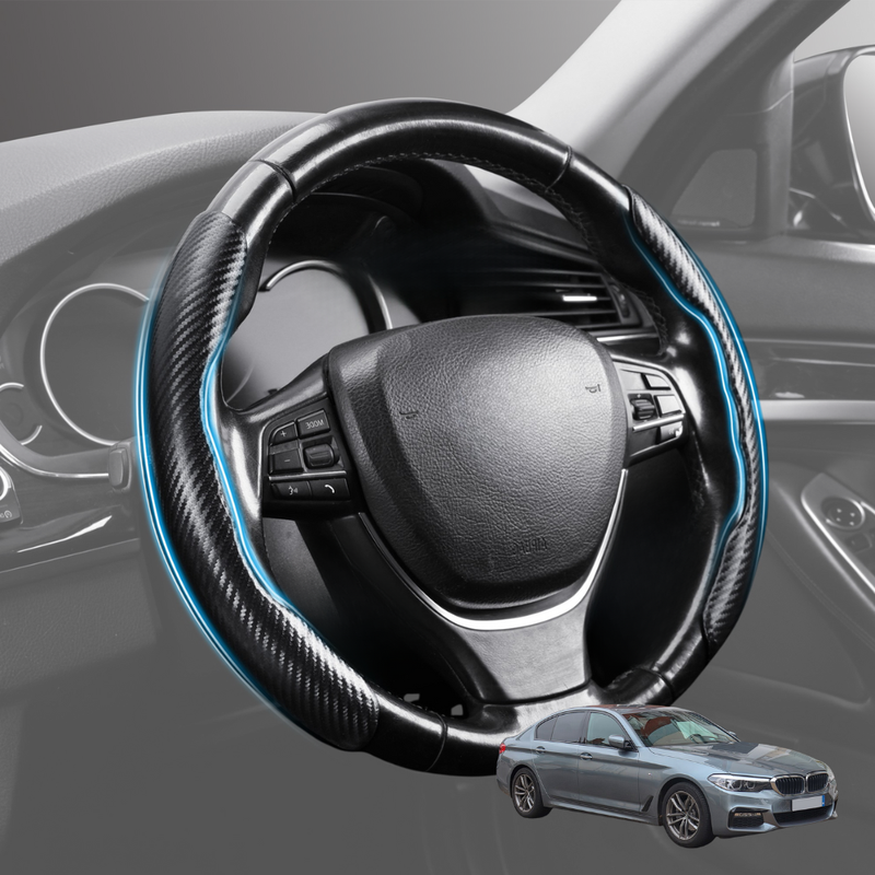 Segmented Steering Wheel Cover for BMW 5 Series 2017 - 2023 (G30 G31 G38) - Universal Size