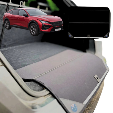 Rear Cargo Boot Bumper Protector for Peugeot 408 2022 - Current (P54) - Standard (72 x 55) - Black