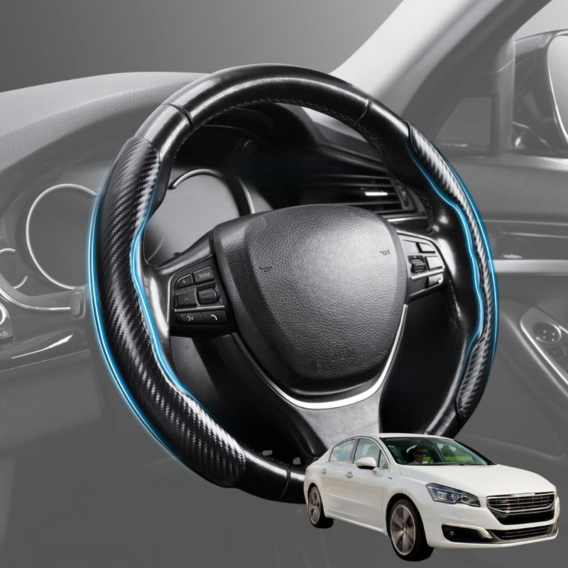Segmented Steering Wheel Cover for Peugeot 508 2010 - 2018 (W23) - Universal Size